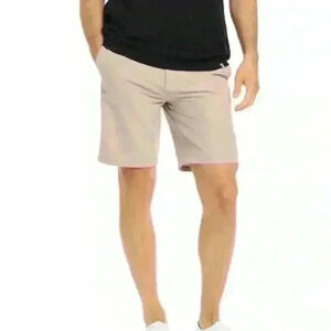 Hurley Shorts Tan Khaki Boys School Uniform Chino Dressy Casual Size 18 31.5